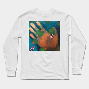 Underwater Golden Hand Long Sleeve T-Shirt